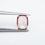 Load image into Gallery viewer, Antique cushion lab grown champagne sapphire