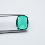 Load image into Gallery viewer, Antique cushion lab grown emerald