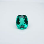 Load image into Gallery viewer, Antique cushion lab grown emerald