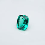 Load image into Gallery viewer, Antique cushion lab grown emerald