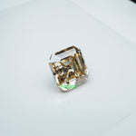 Load image into Gallery viewer, Asscher brown moissanite