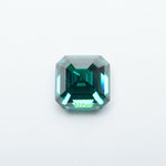 Load image into Gallery viewer, Asscher green moissanite