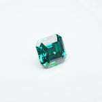 Load image into Gallery viewer, Asscher green moissanite