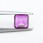 Load image into Gallery viewer, Asscher lab grown kunzite sapphire