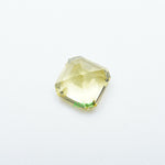 Load image into Gallery viewer, Asscher lab grown yellow sapphire