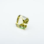 Load image into Gallery viewer, Asscher lab grown yellow sapphire