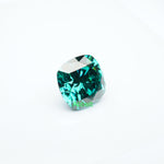Load image into Gallery viewer, Cushion green moissanite