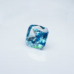 Load image into Gallery viewer, Cushion lab grown blue diamond