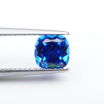 Load image into Gallery viewer, Cushion lab grown cobalt spinel