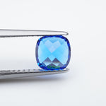 Load image into Gallery viewer, Cushion lab grown cobalt spinel