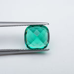 Load image into Gallery viewer, Cushion lab grown emerald