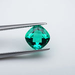 Load image into Gallery viewer, Cushion lab grown emerald