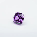 Load image into Gallery viewer, Cushion lab grown purple sapphire