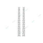 Load image into Gallery viewer, Four Prong Dangle & Drop Earring DAFO034