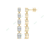 Load image into Gallery viewer, Four Prong Dangle & Drop Earring DAFO035