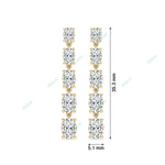 Load image into Gallery viewer, Four Prong Dangle Earring DAFO035