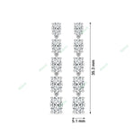 Load image into Gallery viewer, Four Prong Dangle Earring DAFO035