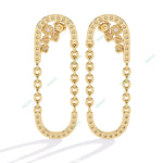 Load image into Gallery viewer, Round Loop Dangle Earring DALO1381