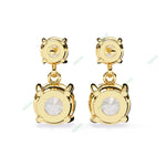 Load image into Gallery viewer, Round Four Prong Drop Earring DRFO1321