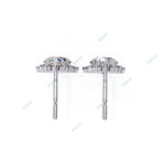 Load image into Gallery viewer, Round Halo Drop Earring DRHA1360