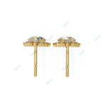 Load image into Gallery viewer, Round Halo Drop Earring DRHA1360