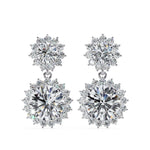 Load image into Gallery viewer, Halo Drop Earring DRHA1360