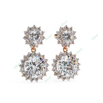 Load image into Gallery viewer, Halo Drop Earring DRHA1360