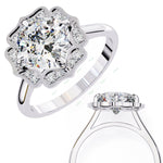 Load image into Gallery viewer, Accented Engagement Ring ENAC1097