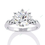Load image into Gallery viewer, Accented Engagement Ring ENAC1135