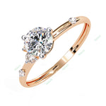 Load image into Gallery viewer, Accented Engagement Ring ENAC1183