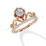 Load image into Gallery viewer, Accented Engagement Ring ENAC1210