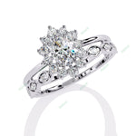 Load image into Gallery viewer, Accented Engagement Ring ENAC1212