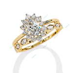 Load image into Gallery viewer, Accented Engagement Ring ENAC1212