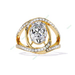 Load image into Gallery viewer, Accented Engagement Ring ENAC1219