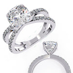Load image into Gallery viewer, Accented Engagement Ring ENAC1538