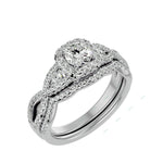 Load image into Gallery viewer, Bridal Sets Engagement Ring ENBR221