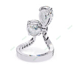 Load image into Gallery viewer, Curved Engagement Ring ENCU1129