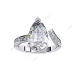 Load image into Gallery viewer, Curved Engagement Ring ENCU1130