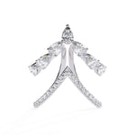 Load image into Gallery viewer, Curved Engagement Ring ENCU1180