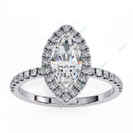 Load image into Gallery viewer, Halo Engagement Ring ENHA1054