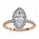 Load image into Gallery viewer, Halo Engagement Ring ENHA1054