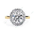 Load image into Gallery viewer, Halo Engagement Ring ENHA1134