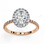 Load image into Gallery viewer, Halo Engagement Ring ENHA1484