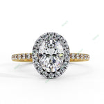 Load image into Gallery viewer, Halo Engagement Ring ENHA1484