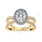 Load image into Gallery viewer, Halo Engagement Ring ENHA1546