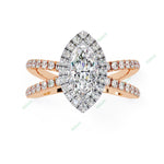 Load image into Gallery viewer, Halo Engagement Ring ENHA1547