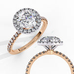 Load image into Gallery viewer, Halo Engagement Ring ENHA1571
