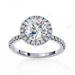 Load image into Gallery viewer, Halo Engagement Ring ENHA1571