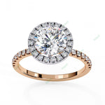 Load image into Gallery viewer, Halo Engagement Ring ENHA1571