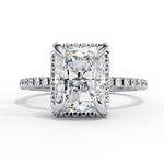 Load image into Gallery viewer, Hidden Accent Engagement Ring ENHI1053